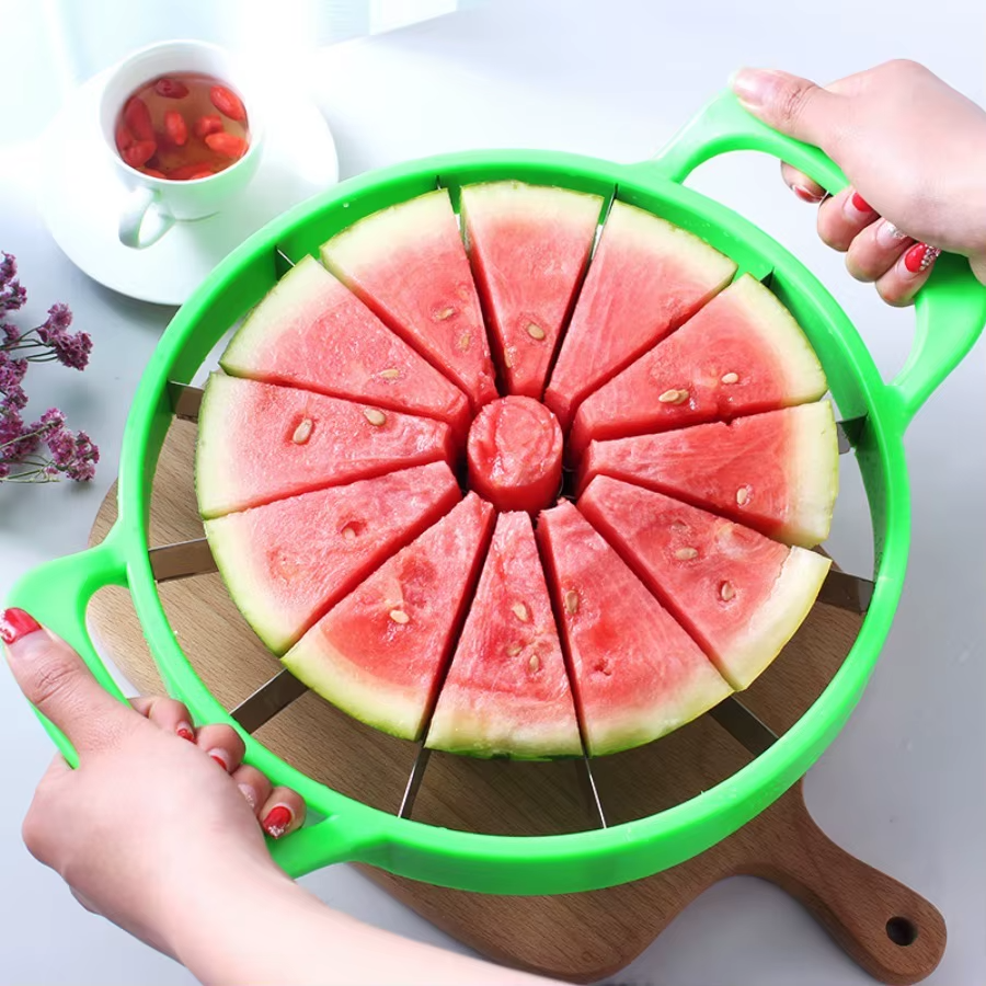 "Premium Watermelon Slicer Cutter – Easy & Fast Fruit Cutting Tool"