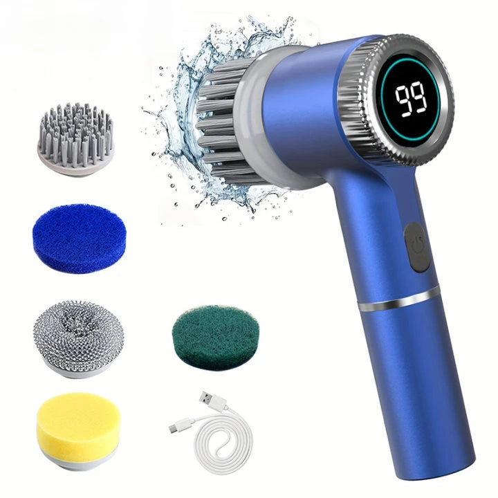 🔥 "Effortless Cleaning! Electric Spin Scrubber for a Sparkling Home"